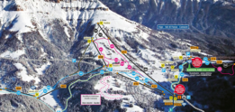 Mapa tras narciarskich Carezza (źródło: carezza.it)