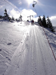 Wjeżdżamy wyciągiem