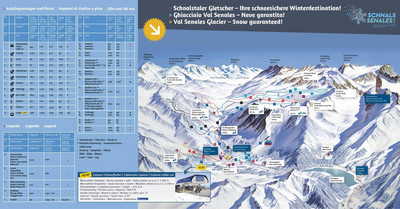 Maso Corto - mapa tras narciarskich