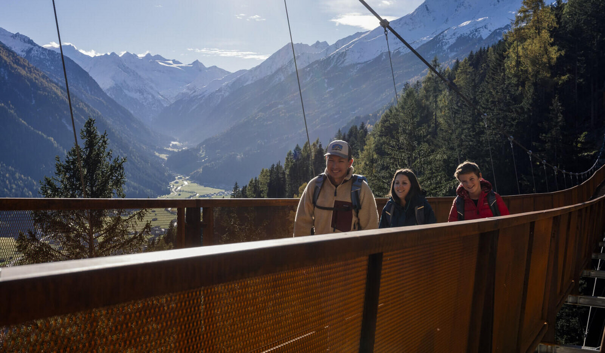 Most wiszący Stubai  / fot. nicolas.hafele
