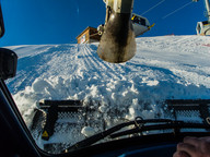 Trasa z kabiny ratraka