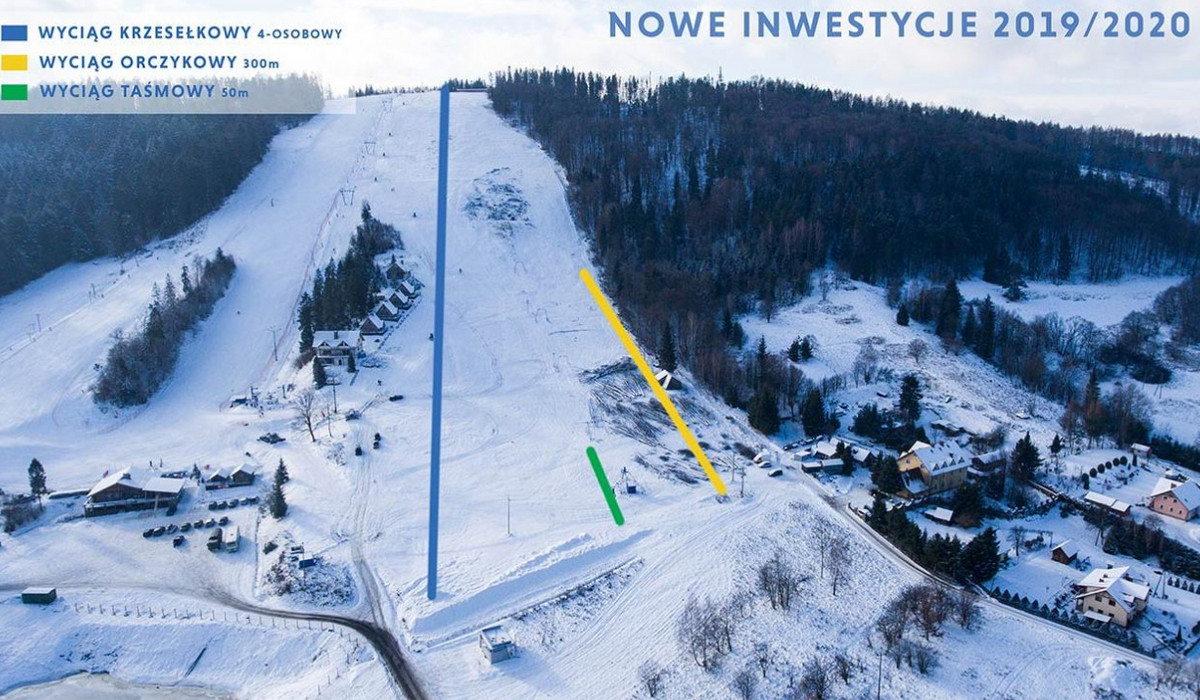 Gromadzyń - planowane inwestycje 2019/20 (źródło: ustrzyki-narty.pl) Gromadzyń - planowane inwestycje 2019/20 (źródło: ustrzyki-narty.pl)