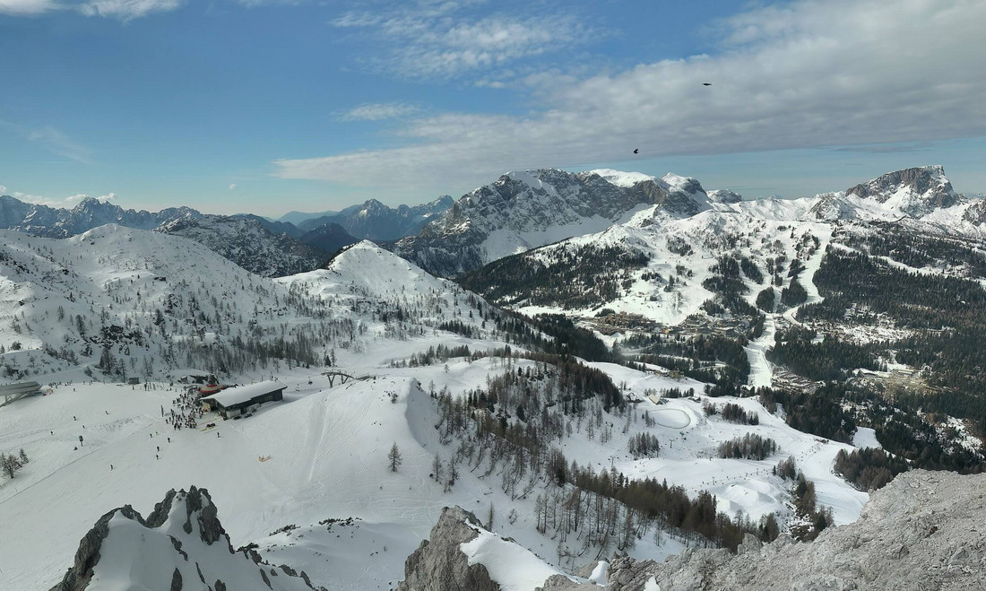 Obraz z kamery 21 02 2024 Nassfeld - Gartnerkofel / nassfeld.at/