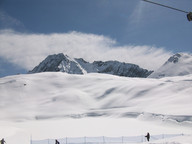 Jedziemy krzesełkiem na lodowiec