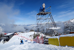 Na trasie slalomu giganta w Jasnej (foto: TMR a.s./Marek Hajkovsky)