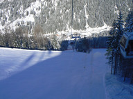 Okolice Cavalese- widok z gondolki