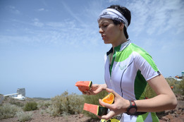 Transvulcania 2012- arbuzowa przekąska