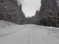 DROGA PROWADZĄCA DO MIĘDZYBRODZIA ŻYWIECKIEGO.