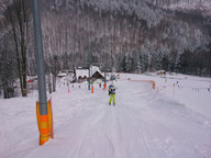 Rzyki - Czarny Gron -  na orczyku pod góre