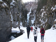 Wąwóz Serrai di Sottoguda - wpinaczka po lodospadzie