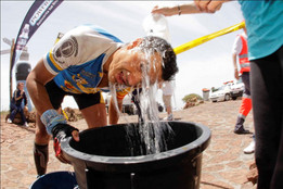 Transvulcania 2012- prysznic