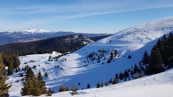 Folgaria. Niebieska trasa nr 25b (foto: Olek Kaleta) Folgaria. Niebieska trasa nr 25b (foto: Olek Kaleta)