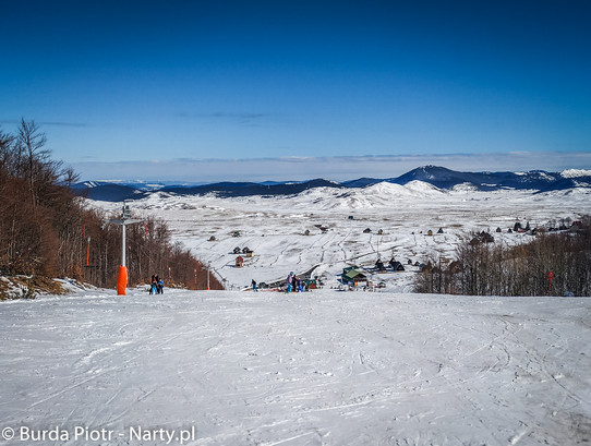 Na górnej stacji orczyka góry - dolina góry (foto: P. Burda)