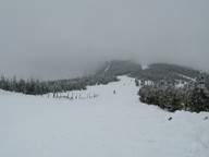 Szczyrk - Małe Skrzyczne - widok w dół stoku