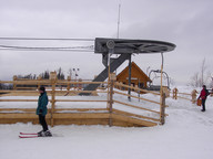 Górna stacja krzesełka