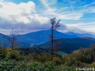 Piękny krajobraz Beskidów