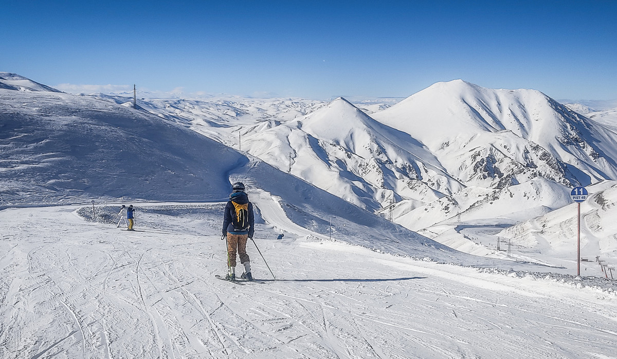 Turcja Erzurum - na niebieskiej trasie w Palandöken (fot. P. Burda)