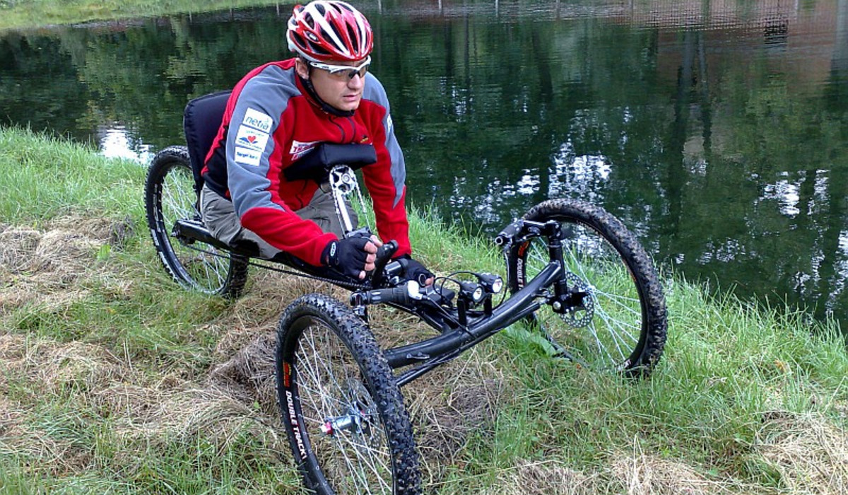Górski hand-bike Jarka Roli