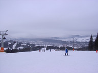 Widok na nartostradę
