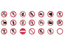 Znaki zakazu (źródło: liski.it)
