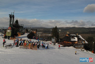 Kluszkowce, górny peron wyciągu narciarskiego
