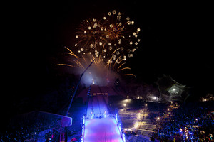 BAS Firework at Bergisel Stadium - Air & Style