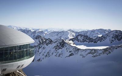 Café 3.440 na Lodowcu Pitztal / (c)Tirol Werbung, Lisa Hörterer