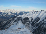 Pasmo górskie w Kaprun