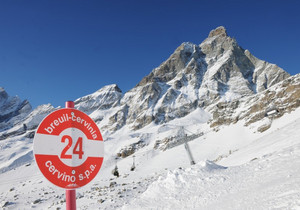 Cervinia, początek trasy nr 24 (foto: Cervino SpA photographic archives) Cervinia, początek trasy nr 24 (foto: Cervino SpA photographic archives)