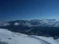 Panorama z górnej stacji Carosello