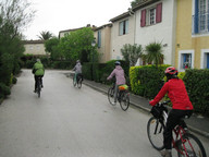 Lazurowe wybrzeże - uliczką przy żywopłocie