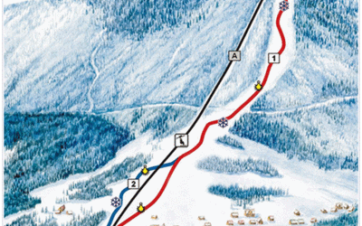 Mosorny Groń plan tras