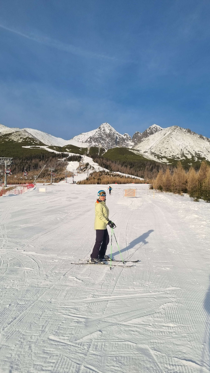 Autorka w Tatrzańskiej Łomnicy / fot. M. Rybińska