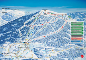 Mapa tras narciarskich Szrenica