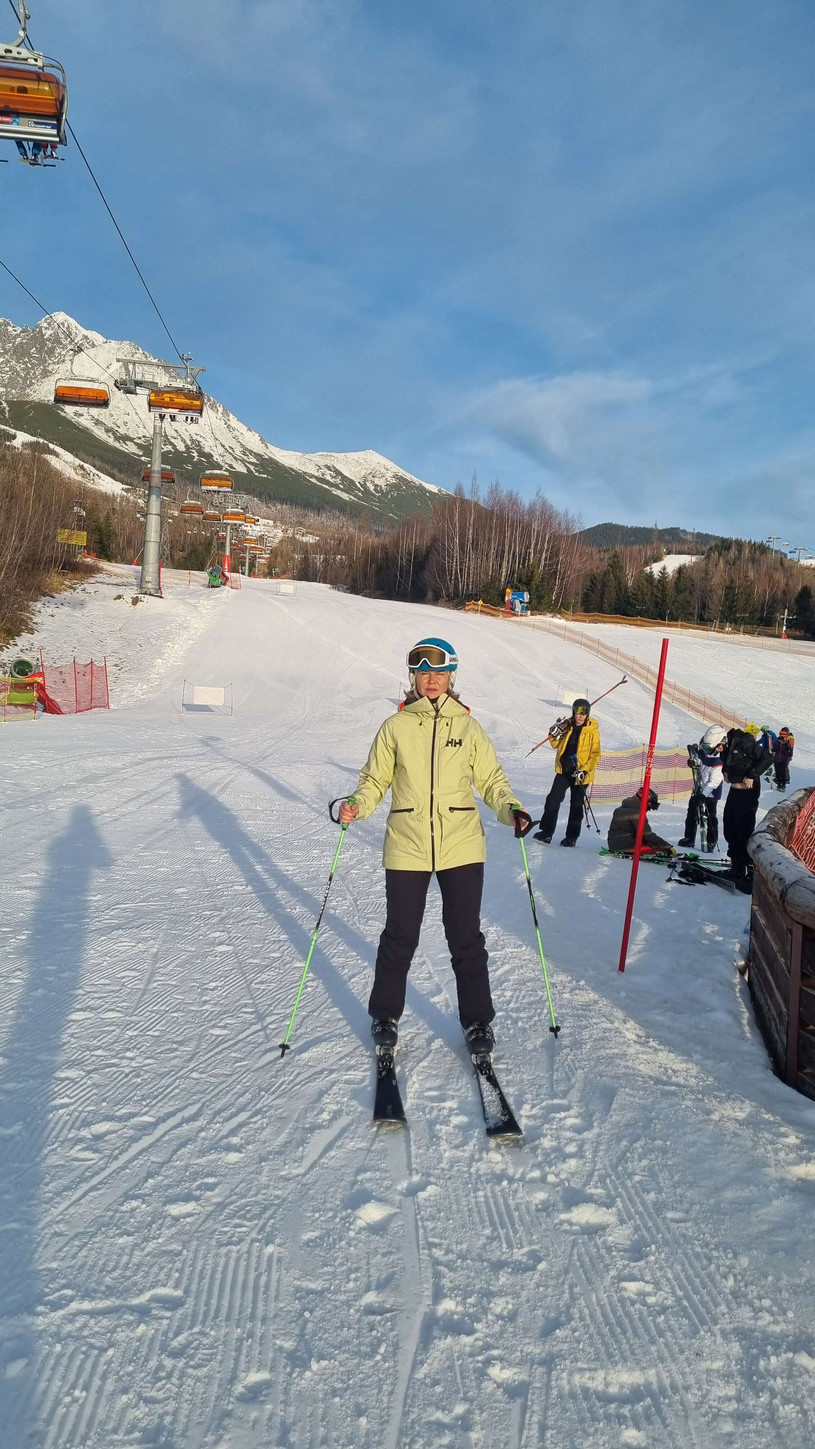 Autorka w Tatrzańskiej Łomnicy / fot. M. Rybińska