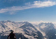 Zillertal Arena w słońcu