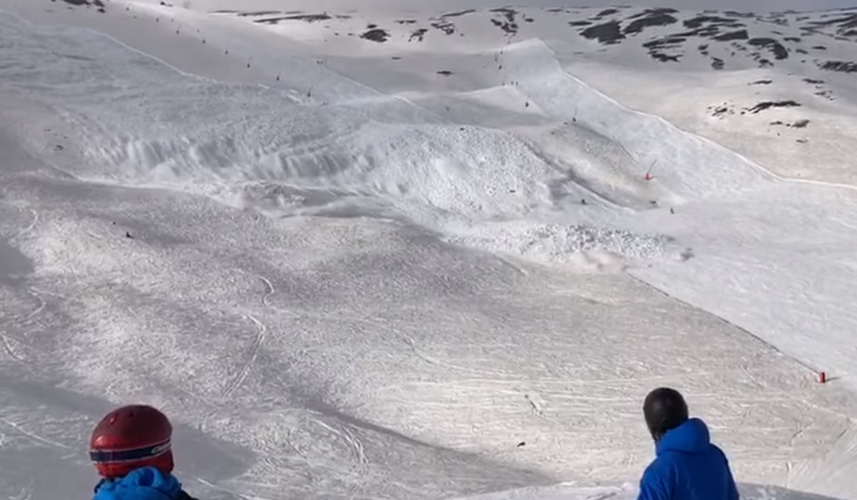 Lawina w Fiss (źródło: facebook)