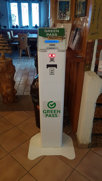 Automat do weryfikacji ważności Green Pass (fot. A. Kaleta)