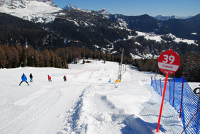 Snowpark na zboczu Crep Di Pecol (foto: D. Biernat)