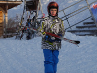 Rusiński- koniec dnia na nartach