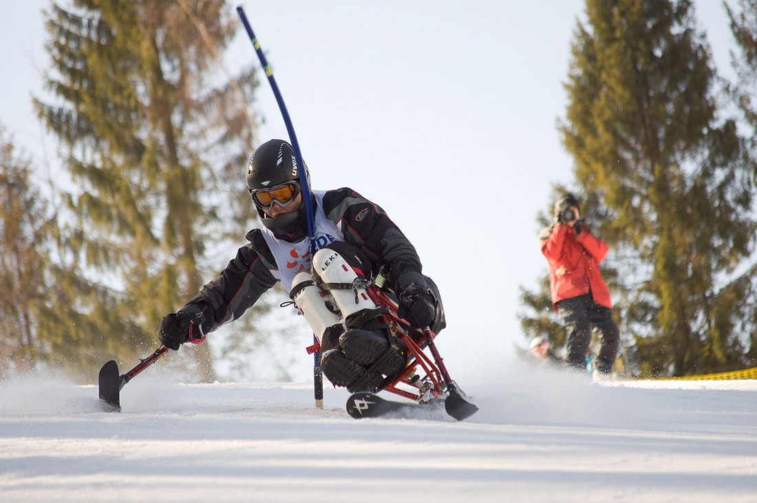 Dariusz Sobczak na monoski Dariusz Sobczak na monoski