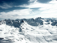 Alpy ze szczytu La Grande Motte 2