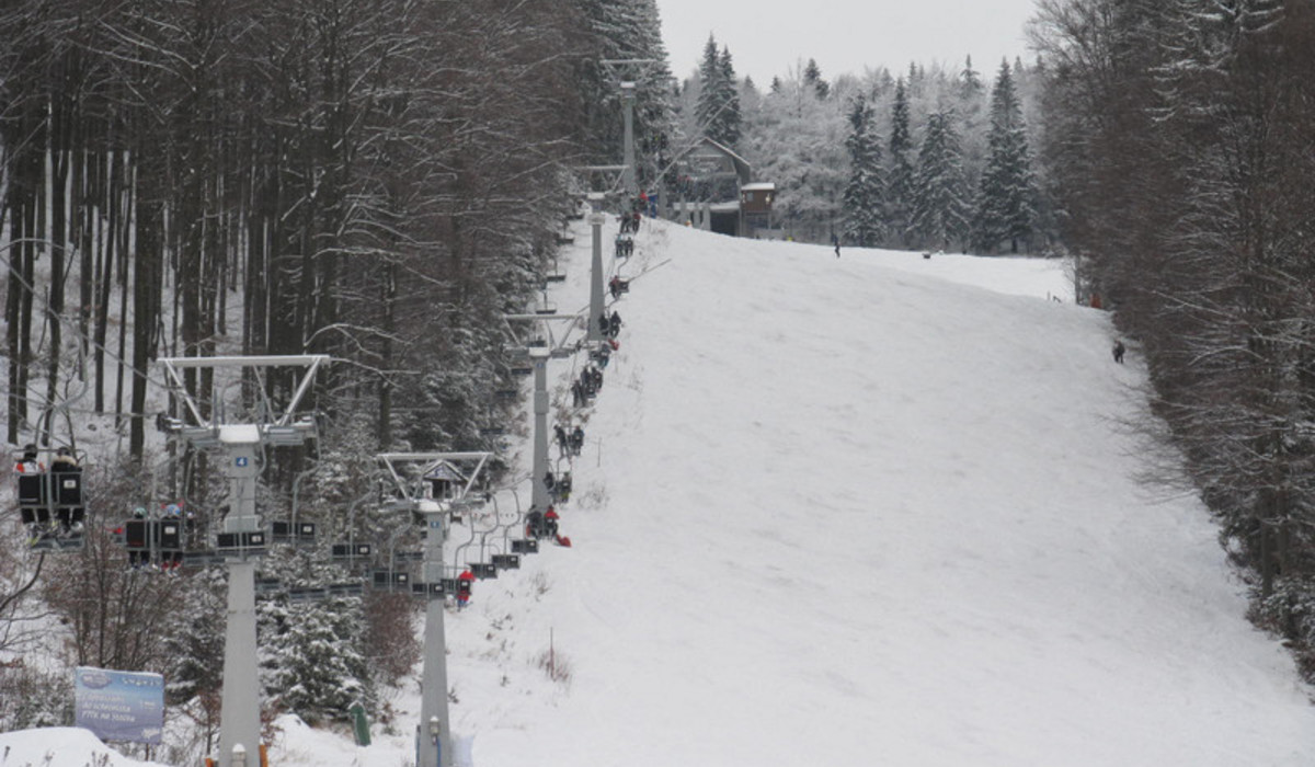 Czerwona trasa na Stożku w Wiśle (foto: ON Stożek) Czerwona trasa na Stożku w Wiśle (foto: ON Stożek)