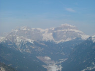 GRUPO DEL SELLA- WIDOK Z TRASY NA CATINACCIO