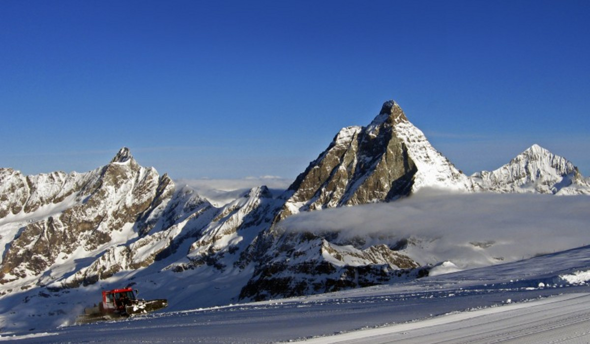 Cervinia - lodowiec Zermatt (fot. Cervino SpA.)