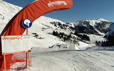Ski Center Latemar początek snowparku (fot. P. Tomczyk)