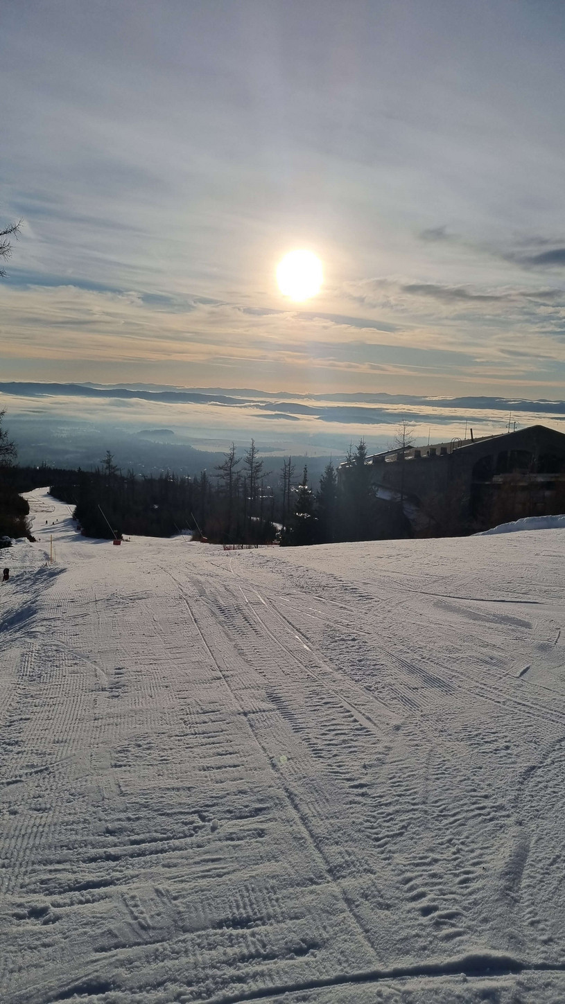 Zachód słońca już blisko - Tatrzańska Łomnica / fot. M. Rybińska
