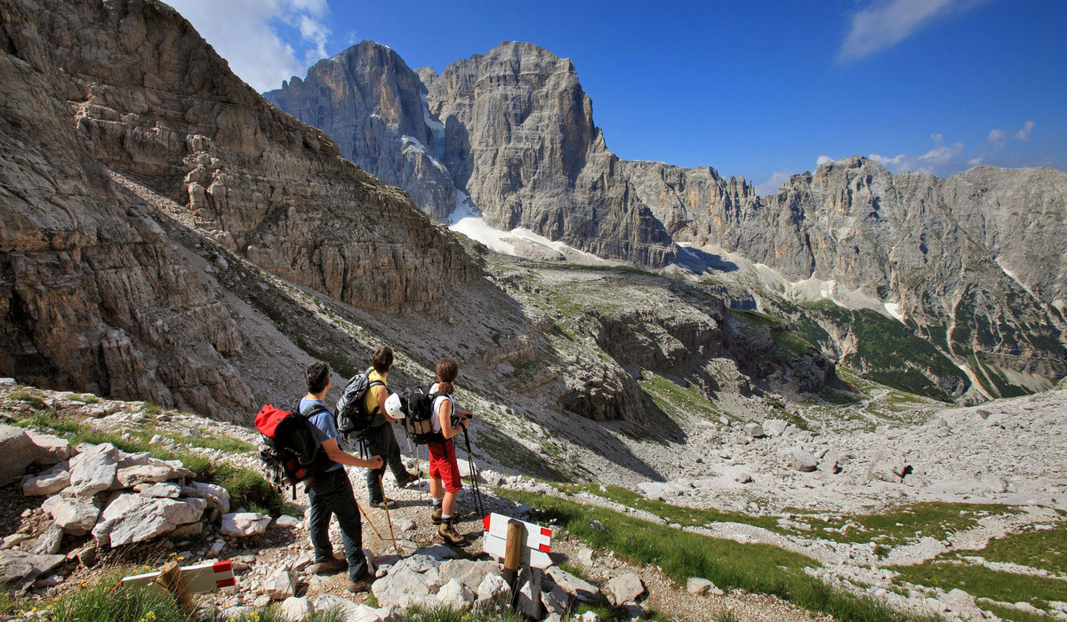 Campiglio - Dolomiti di Brenta - Trekking do schroniska Brentei (foto: Pio Geminiani)