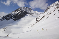 Soelden- widok na trasę