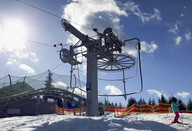 Szczyrk - Beskid Sport Arena narty w piątkowy poranek marzec 2017 (foto. Aleksander Kaleta)